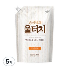 피죤 울터치 프리미엄 리필, 1.3L, 5개