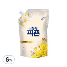 고농축 피죤 강력탈취 오리지널 써니가든 섬유유연제 리필, 1.6L, 6개