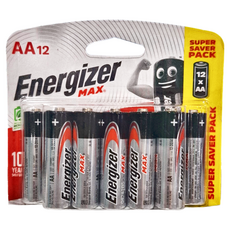 Energizer 勁量 鹼性3號電池 AA12入 超值裝, 12顆, 1組