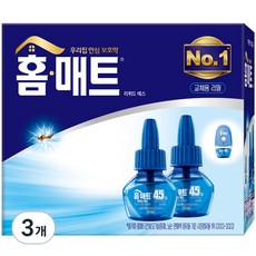  홈매트 리퀴드 에스 리필, 58ml, 3개 