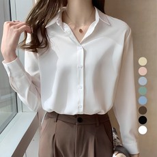 andstyle 女款A3無皺免燙長袖襯衫雪紡衫 261355