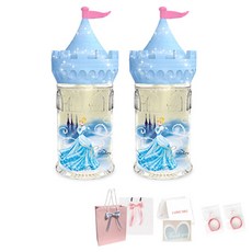 쁘띠보떼 디즈니 신데렐라 오 드 뚜왈렛 5종 선물세트, 1세트, 오 드 뚜왈렛 50ml x 2p + 쇼핑백 랜덤 발송 2p + Thank you 카드 2p + 리본 2p + 접착 테이프 2p, 50ml