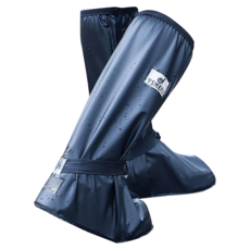 Ysmeisi 高筒防水雨鞋套, M-3XL 尺寸, PVC 材質, 黑色, 295mm