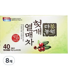 다농원 헛개열매차 티백, 1g, 40개입, 8개