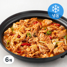 맛있는녀석들 고기 3배 청주식 짜글이 (냉동), 6개, 400g