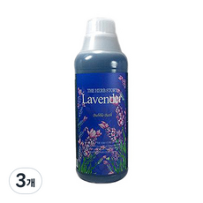 더허브스토리 버블바스 라벤더, 1000ml, 3개