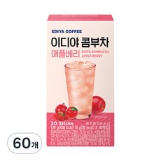 이디야커피 콤부차 애플베리, 3개, 20개입, 6g