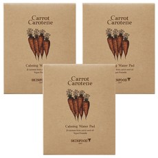스킨푸드 캐롯 카로틴 카밍 워터패드 10g, 5개입, 3개