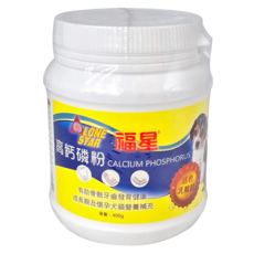 LONE STAR 福星 高鈣磷粉 犬貓用, 有助骨骼牙齒發育健康, 補充成長期及懷孕犬貓營養, 含活性乳酸菌, 維護骨骼/關節, 1罐