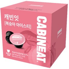 캐빈잇 복숭아 아이스티, 25g, 16개입, 1개