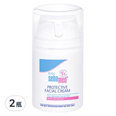施巴嬰兒全效柔護面霜，含維生素B5, 50ml, 2瓶