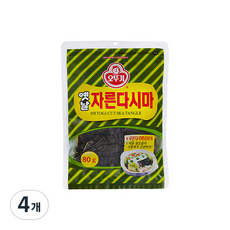 오뚜기 옛날 자른 다시마, 80g, 4개