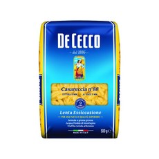 DE CECCO 得科 小麻花捲麵 NO.88 (500g) Q彈咬嚼勁，每一口都美味, 1包