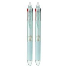 PILOT 百樂 FRIXION Pilot Slim 3 色多色筆 0.38 mm, 2個, 珍珠綠