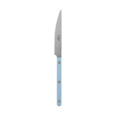 SABRE PARIS Bistrot 復古酒館鈕扣霧面系列主餐刀, 粉彩藍, 24cm, 1支