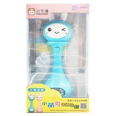 小牛津 小帽T兔安撫音樂 兔兔搖搖鈴, 俏皮綠, 1組
