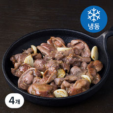 한강식품 손질 닭근위 소스인팩 (냉동), 330g, 4개