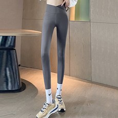 민트 여성용 스포츠 크로스 레깅스