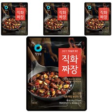 청정원 직화짜장 분말, 80g, 4개