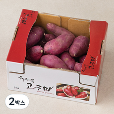 해들녘 무농약 고창황토 고구마, 3kg(특상), 2박스