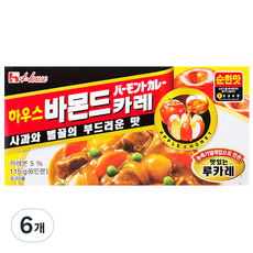 하우스 바몬드카레 순한맛, 115g, 6개