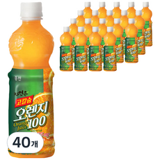 자연은 고칼슘 오렌지, 500ml, 40개