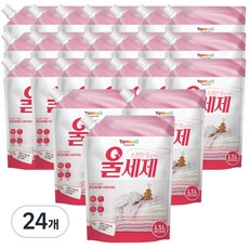 탐사 중성세제 울세제 리필, 1.5L, 24개