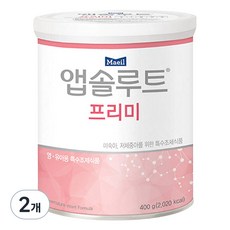 매일유업 앱솔루트 프리미 분유, 400g, 2개