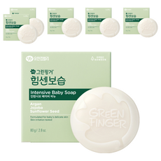 그린핑거 힘센 보습 인텐시브 베이비 비누, 80g, 6개