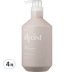 알피스트 비건 트리트먼트 퓨어 릴리 향, 730ml, 4개