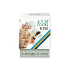 MORESON 木入森 有關膝 貓咪關節保健 60粒, 60顆, 維護骨骼/關節, 1盒