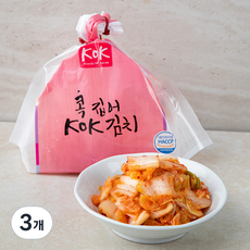 콕김치 어린이 맛김치, 600g, 3개
