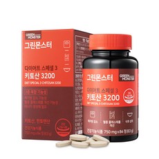 그린몬스터 다이어트 스페셜 3 키토산 3200, 84정, 1개 84정, 63g, 1개