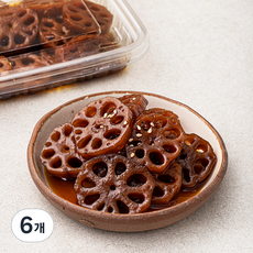 식탁위의사계 녹선 아삭 연근조림, 160g, 6개