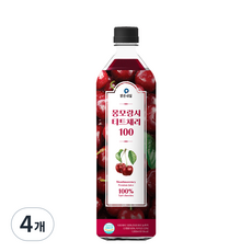 Malgeunnail 酸櫻桃果汁, 1L, 4瓶