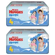 HUGGIES 好奇 游泳用褲型尿布, L, 24片