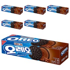 OREO 奧利奧 夾心餅乾 巧克力奶油口味, 100g, 6組