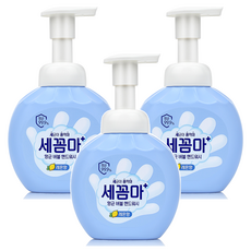 세균아꼼짝마 향균 버블 핸드워시 레몬향, 250ml, 3개