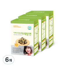 베베푸드 아빠가 만든 야채밥앤 후레이크 28g, 6개