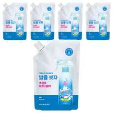 온더바디 코튼풋 발을 씻자 풋샴푸 쿨링 리필, 1개입, 5개, 500ml 5개, 1개입