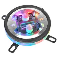 曜越 thermaltake Pacific W7 Plus CPU 水冷頭 純銅底座, 優化微鰭結構, 絢麗RGB燈效, 1個