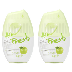 Air Fresh Crystal Water室內用大容量芳香劑 綠蘋果香, 400ml, 2個, Green apple