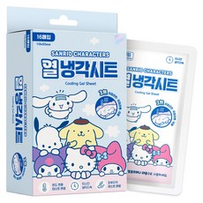 아텍스 산리오캐릭터즈 열냉각 시트, 1개, 16개입