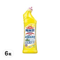 Kao 花王 Magiclean 魔術靈 殺菌瞬潔 馬桶清潔劑, 檸檬清香 強力殺菌漂潔 2分鐘免刷洗, 500ml, 6瓶
