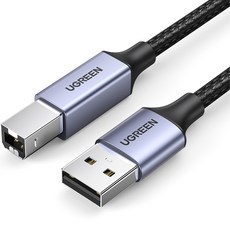 유그린 프리미엄 USB 2.0 AM BM AB 케이블 US369, 2m, 1개