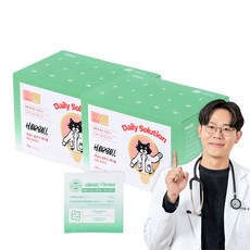 닥터펠리스 고양이 데일리 솔루션 파우더 영양제, 15회분, 헤어볼+장건강, 2개