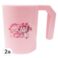 ROBOCAR POLI 波力 牙刷杯, 粉色, 2個