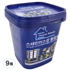 Cleaner Beauty 不鏽鋼拋光去污膏, 500ml, 3入, 9桶