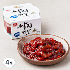 한성기업 한성 낙지젓갈, 150g, 4개