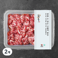 전통참한우 1+등급 양지 세절 국거리용 (냉장), 300g, 2개